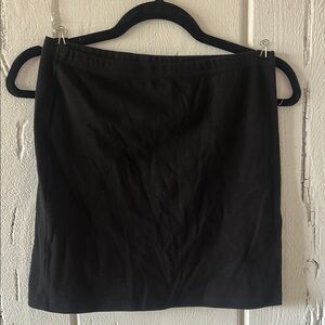 SHEIN Classic Black Cotton Skirt